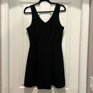 Monteau Los Angeles size Large black dress.